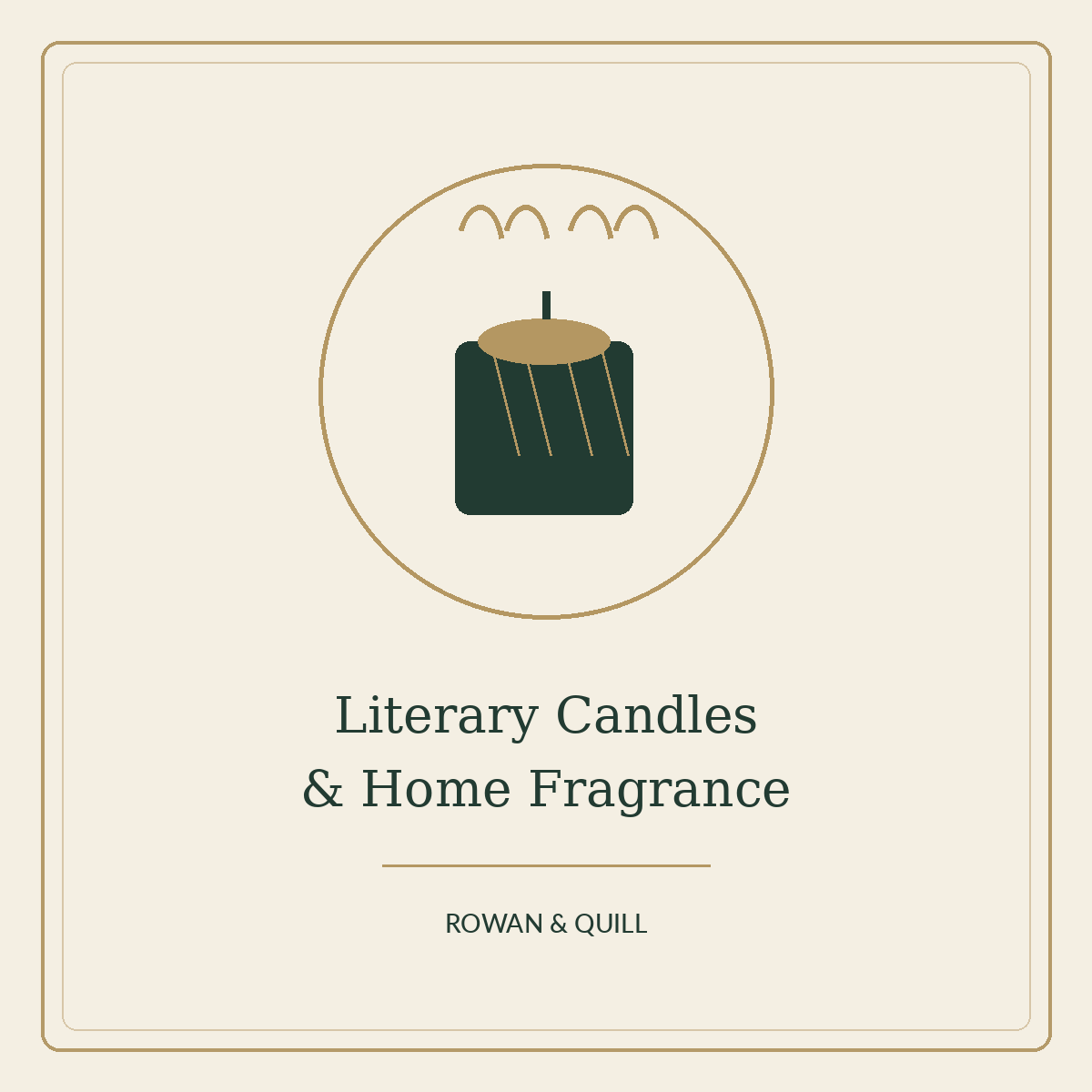 Rowan & Quill — Literary Candles and Home Fragrance illustrated collection cover