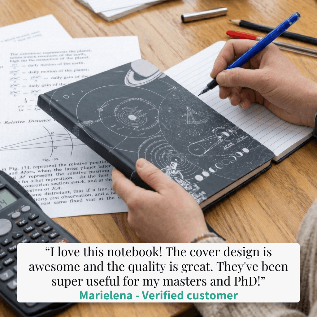 Astronomy A5 Hardcover Notebook – 192 Pages