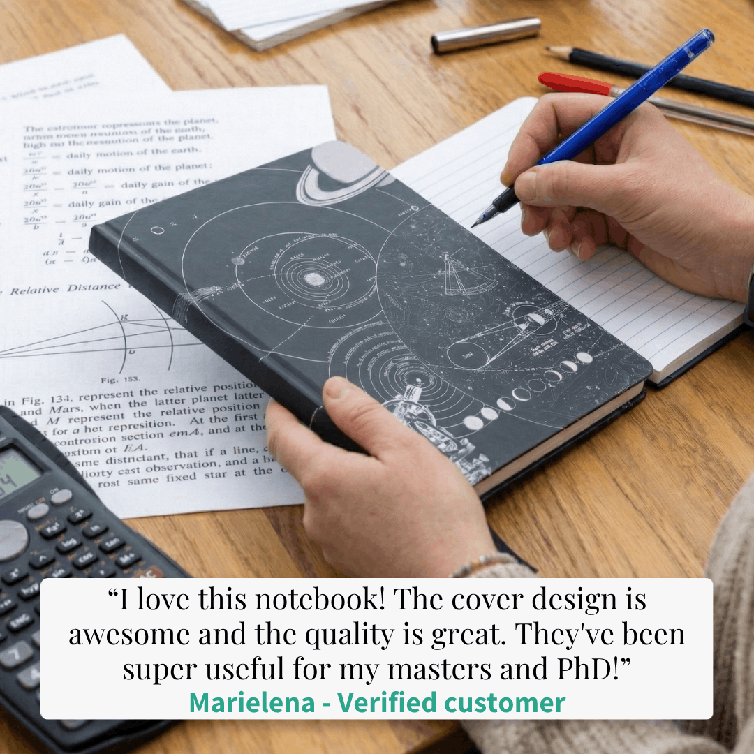 Astronomy A5 Hardcover Notebook – 192 Pages