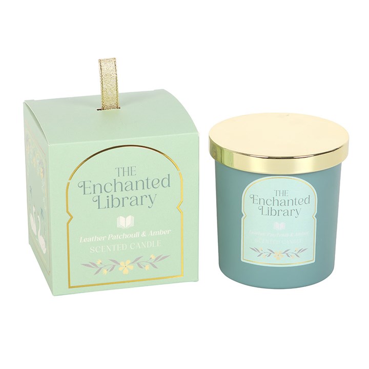 The Enchanted Library Candle – Leather, Patchouli & Amber