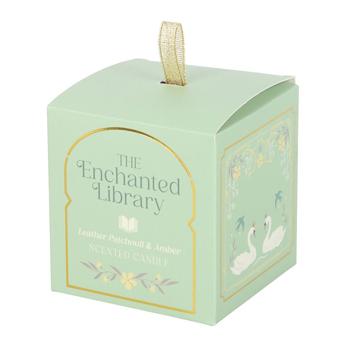 The Enchanted Library Candle – Leather, Patchouli & Amber