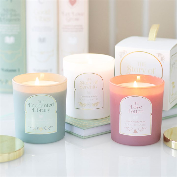 The Enchanted Library Candle – Leather, Patchouli & Amber
