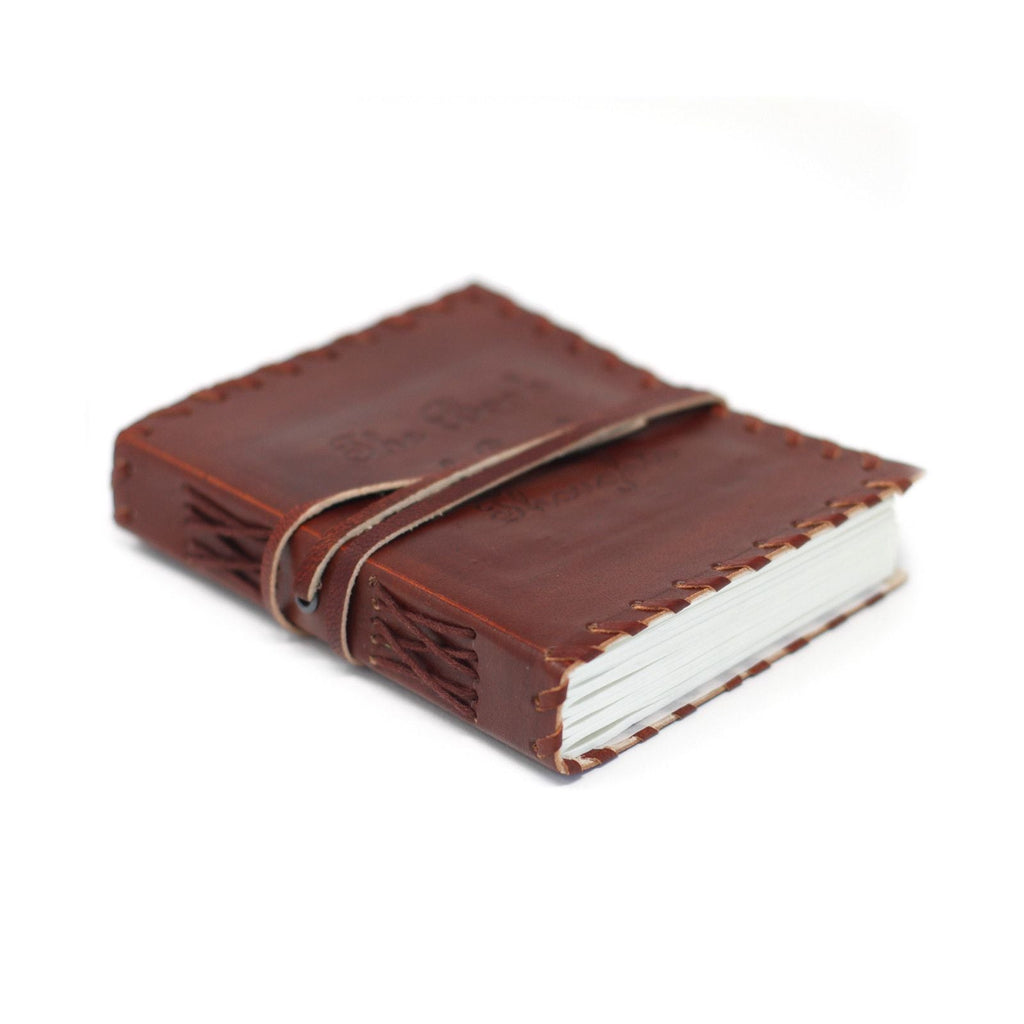 Leather Book of Thoughts — Wrap Journal