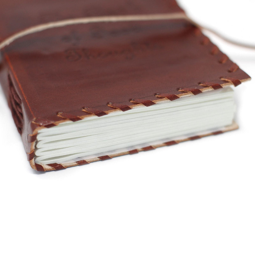 Leather Book of Thoughts — Wrap Journal