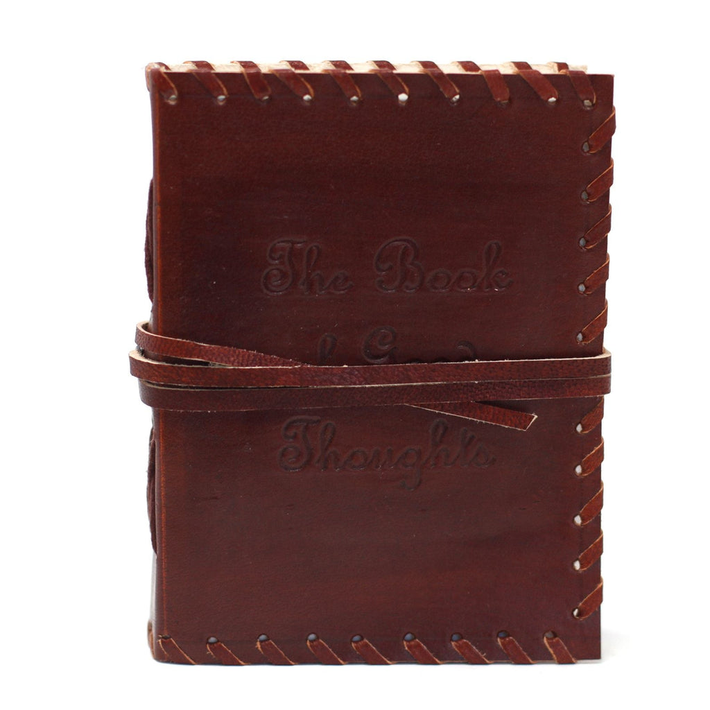 Leather Book of Thoughts — Wrap Journal
