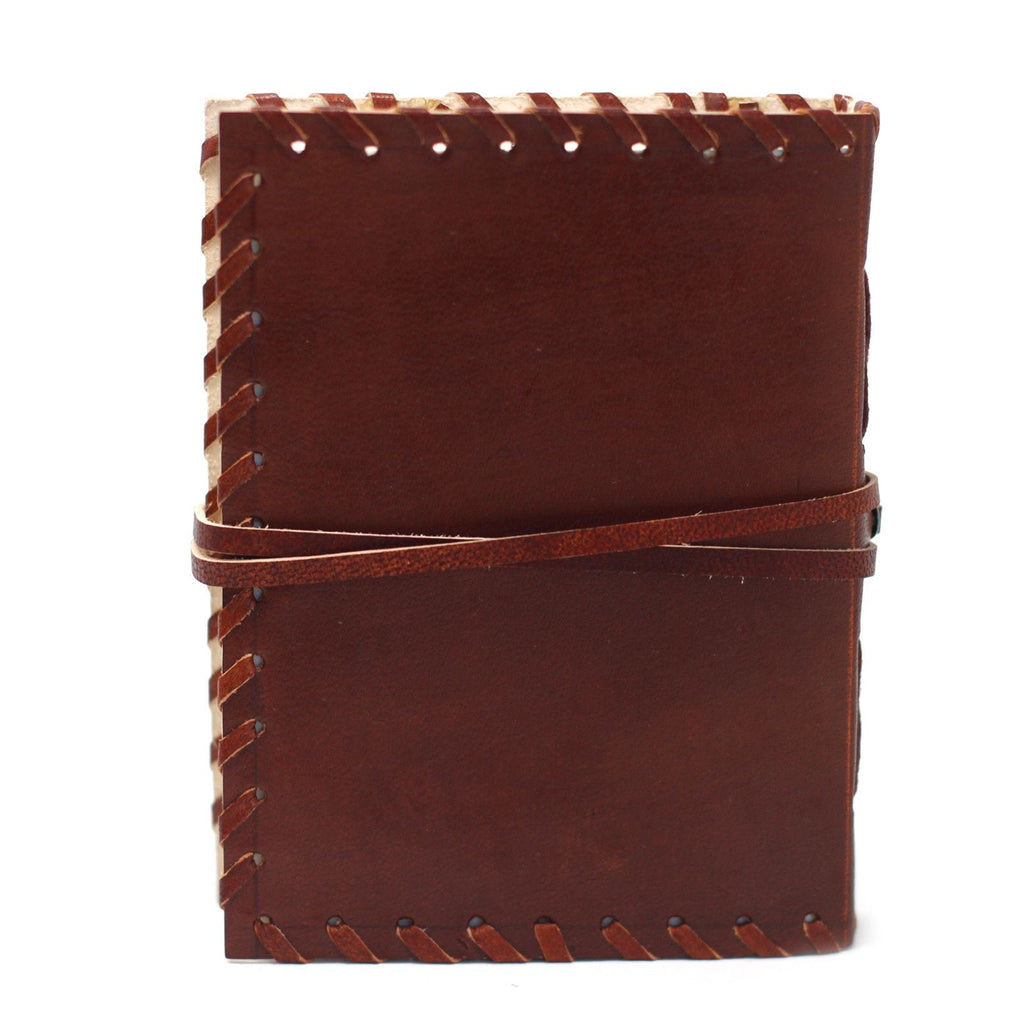 Leather Book of Thoughts — Wrap Journal