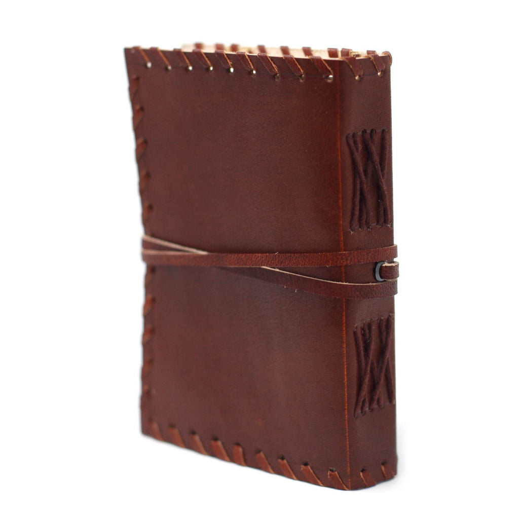 Leather Book of Thoughts — Wrap Journal