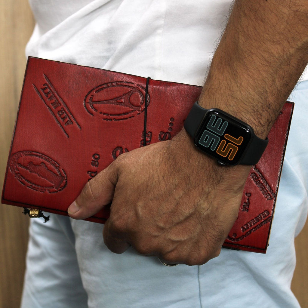 Handmade Leather Journal - My Little Black Book