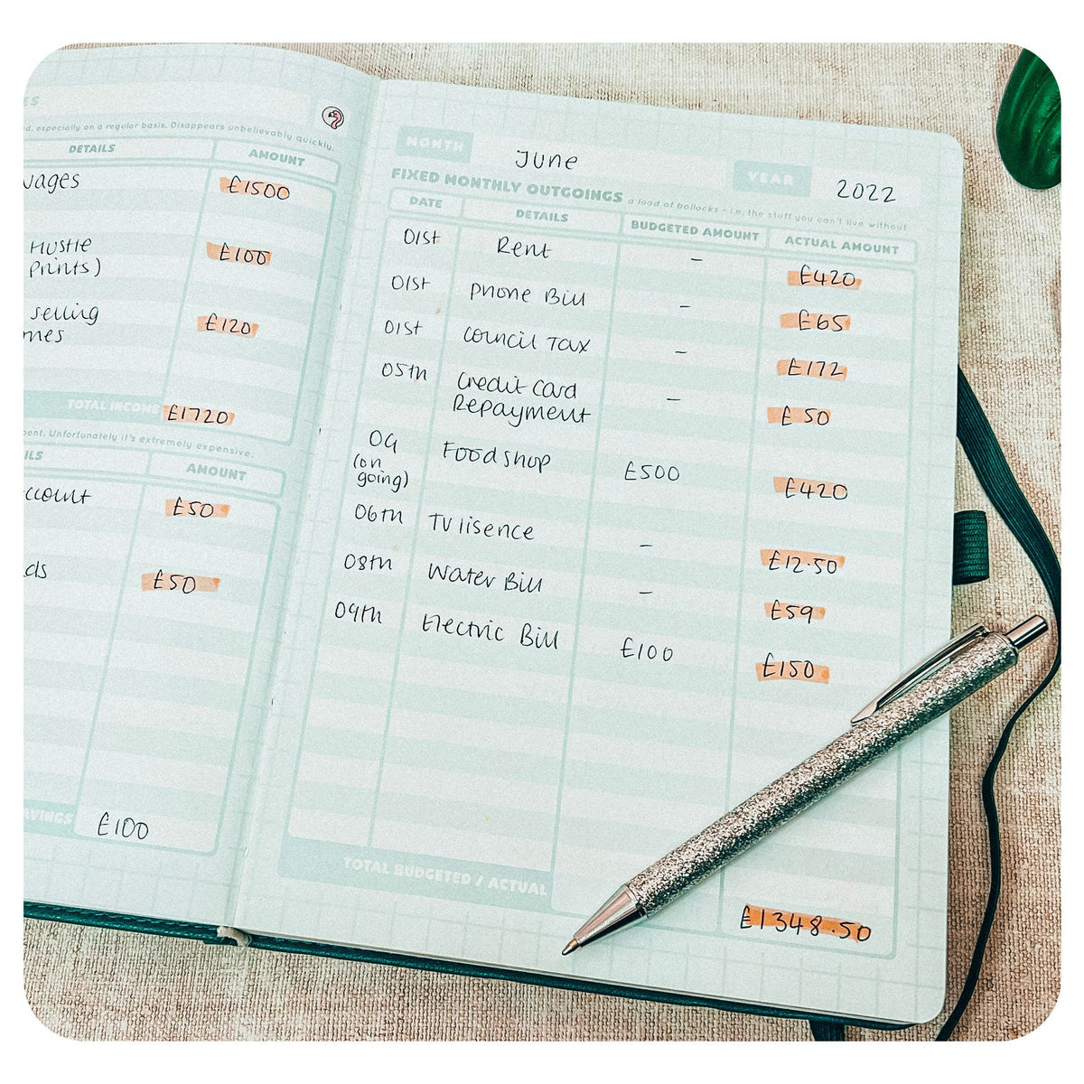 Budget - Deluxe Life Journal