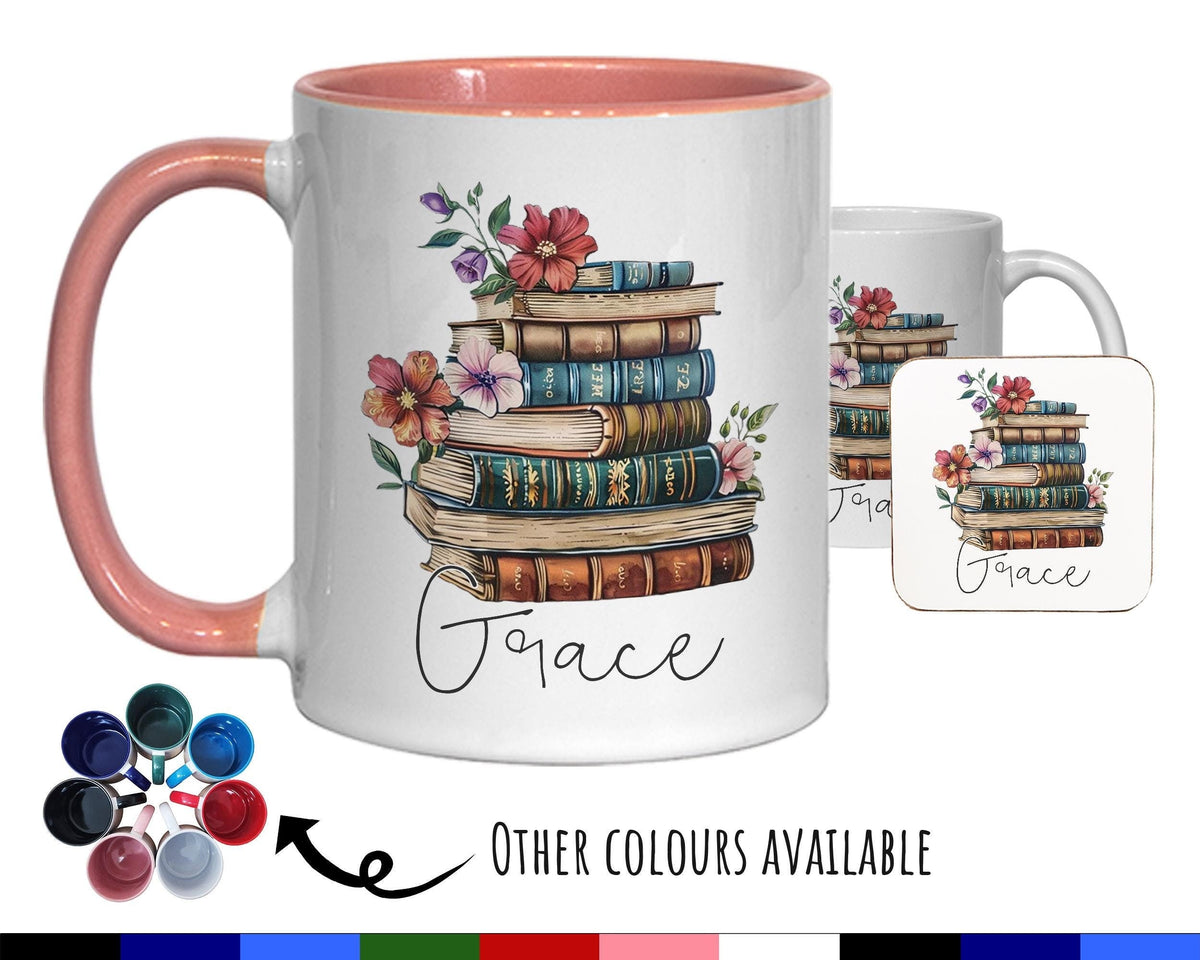 So Many Books Ceramic Mug – Gift for Book Lovers