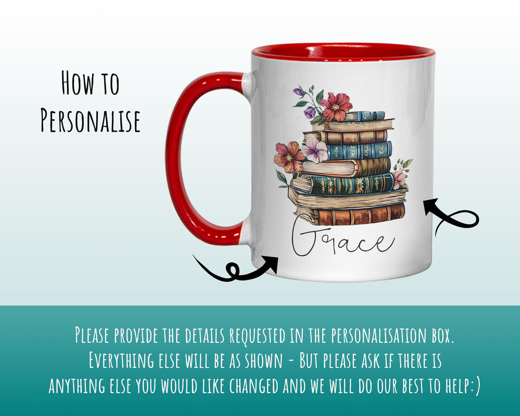 So Many Books Ceramic Mug – Gift for Book Lovers