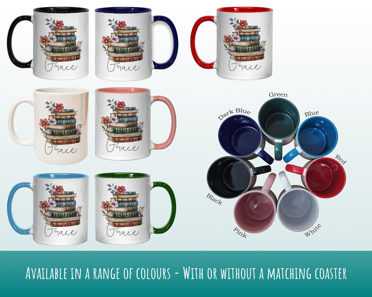 So Many Books Ceramic Mug – Gift for Book Lovers